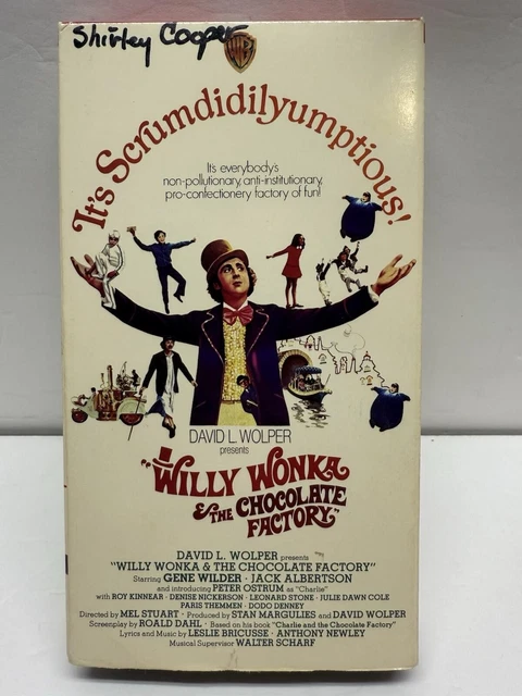 WILLY WONKA & The Chocolate Factory VHS Tape - Gene Wilder Classic! £5. ...