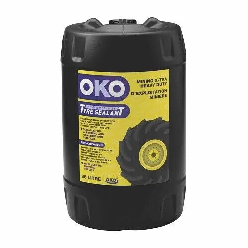 Oko Tyre Sealant 25 Ltr Anti Puncture Off Road Mining Drum Extreme Heavy Duty