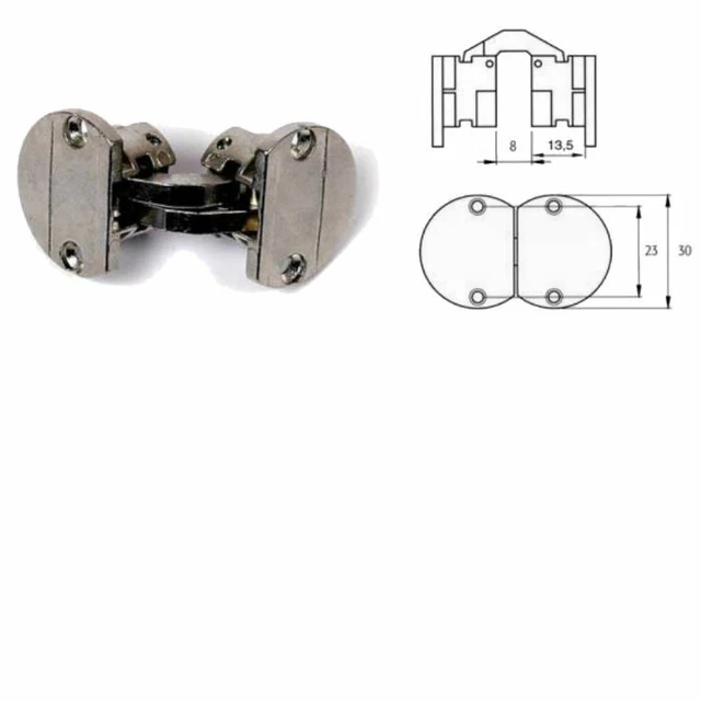 Cerniere Per Mobili | 10 Pezzi | Angolari/Medie/Interne | Senza Ammortizzazione - Foto 2