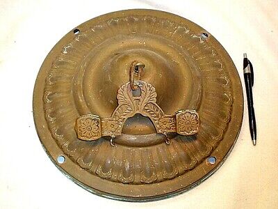 Antique Ornate Brass Hanging Oil Lamp Pulley And Ceiling Fixture