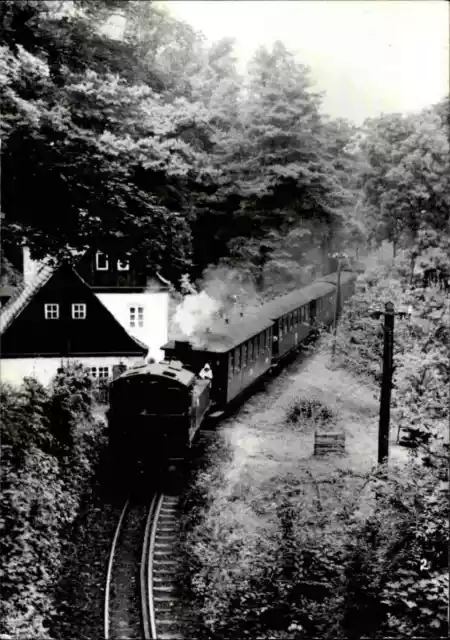 DDR Sammelbild Foto Traditionsbahn Radebeul - Radeburg Dampflokomotive Zug Bahn