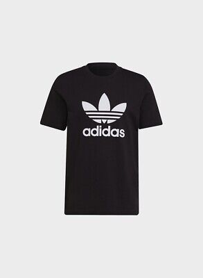 t-shirt adidas trifoil logo ottima qualita' maglia adidas nera logo