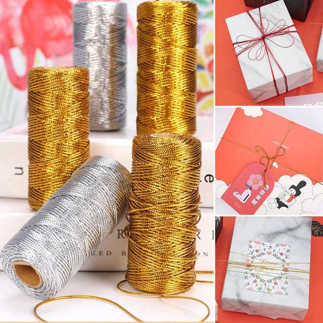 100m Nylon Hollow Cord String Thread Braided Rope Packaging Jewelry Making Decor