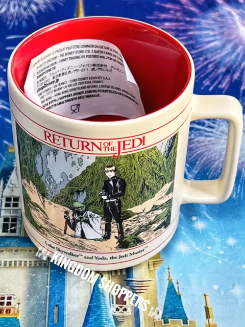 2023 Disney Parks Star Wars Return of the Jedi Mug 40th Luke Skywalker Yoda New