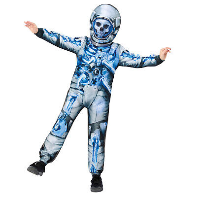 Abito elegante scheletro bambino astronauta costume Halloween ragazzi ragazze bambini zombie