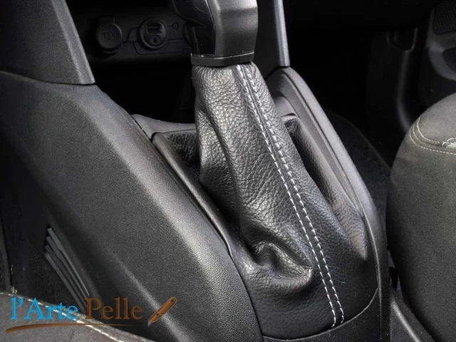 Bouchon De Levier De Vitesses En Cuir Noir Pour Fiat Scudo - Soufflet Style L'Arte Pelle - Neuf (Italie)