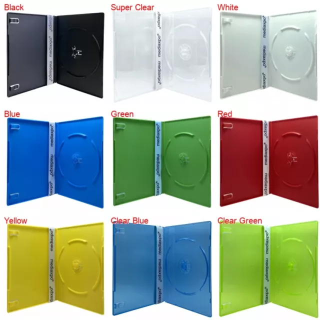 PREMIUM SLIM Slimline Single DVD Cases 7MM (100% New Material) Lot