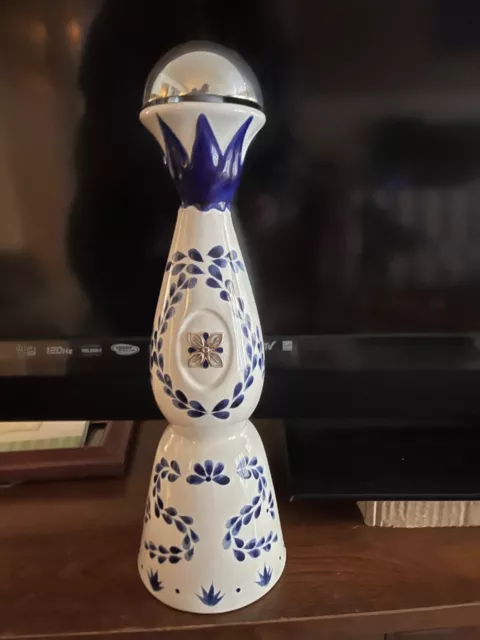 Clase Azul Reposado Empty Tequila Bottle 750ml Hand Painted  Decanter New Style