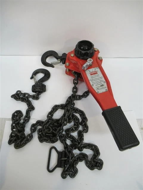Dayton 4ZX44B, 3/4 Ton Lever Chain Hoist, 10' Lift