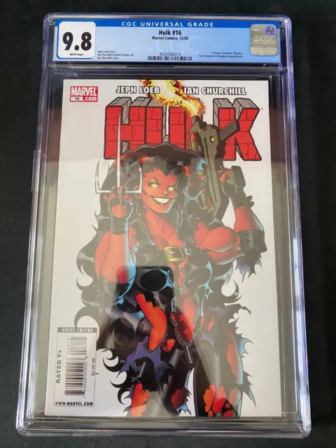 Red Hulk #16 CGC 9.8 NM/MT 1st Full Appearance of Red She Hulk