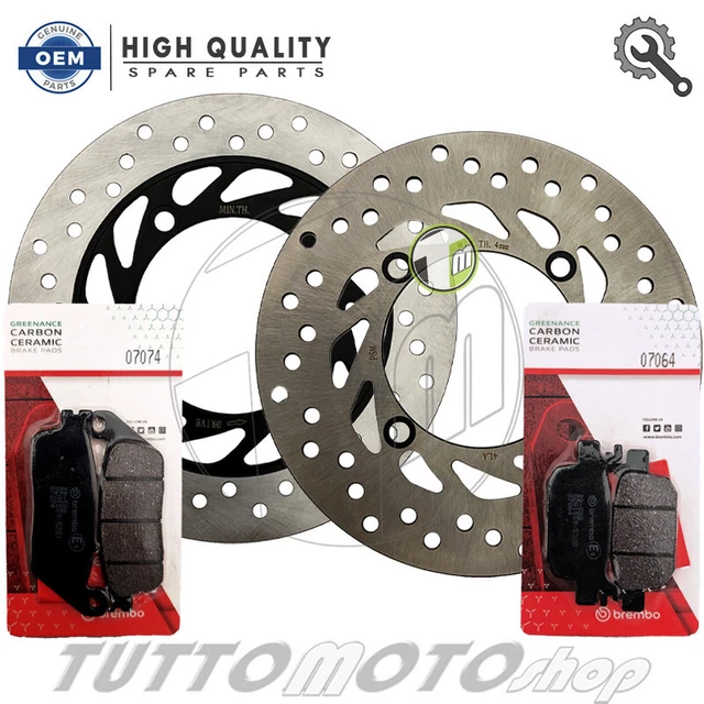 RMS / Ferodo Brake Disc & Pad Kit For Honda SH125/150IE (2017-2019) – Front & Rear