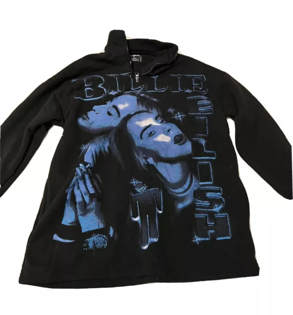 Felpa con cappuccio deals billie eilish x bershka