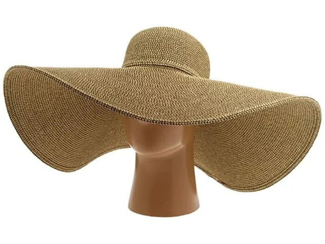 San Diego Hat Company Brown Ultrabraid XL Brim Sun Hat Women's One Size 1087