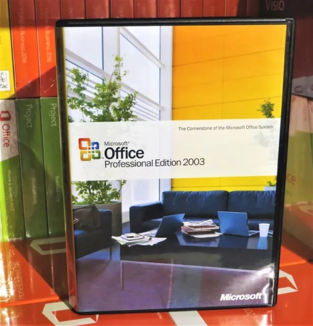 Microsoft Office 2003 Professional Usato X11-49805 Originale Word Excel Outlook