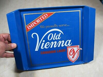 Vintage Imported Old Vienna Canadian Lager Plastic Beer Tray Display