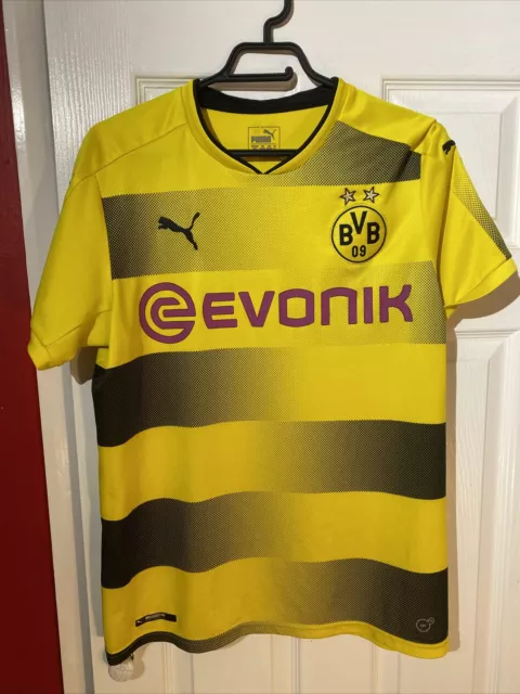 Borussia Dortmund 2017/18 Medium Home Shirt Puma Great Condition