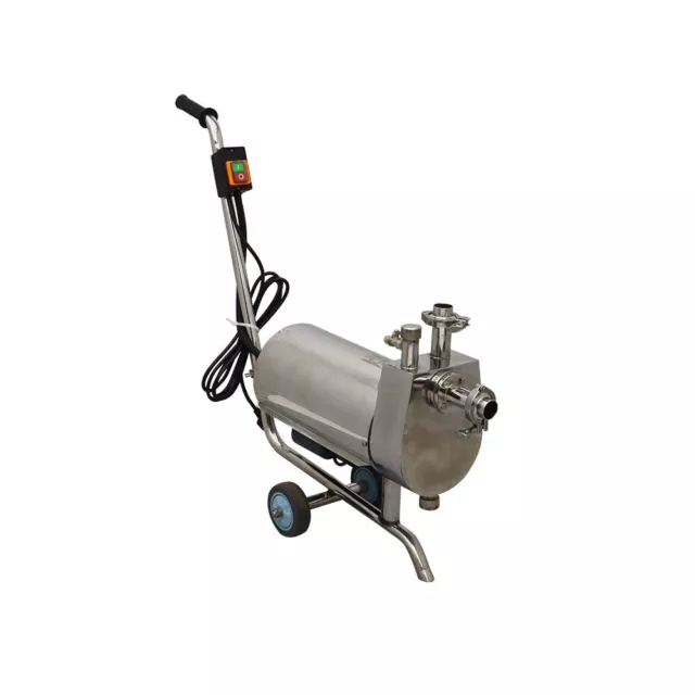 TECHTONGDA 110V 0.75KW 304 Stainless Steel Self-priming Pump 3T/h Flow Movable