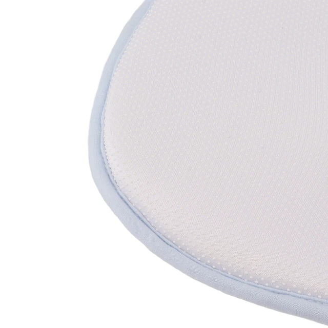 (Light Blue)Adjustable Baby Pillow Soft And Breathable Newborn Head Shaping