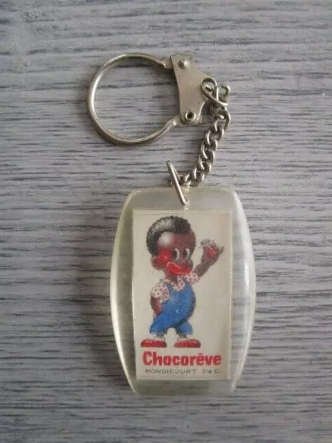 Porte-clefs publicitaire ancien " chocolat CHOCOREVE "