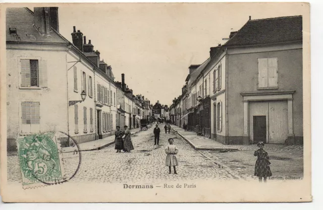 DORMANS - Marne - CPA 51 - rue de Paris - des enfants