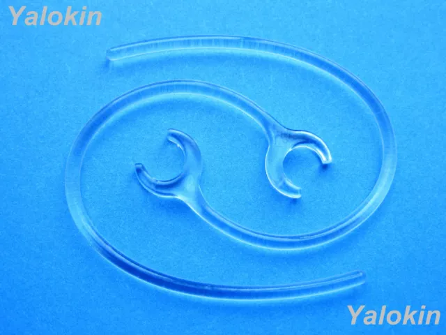2 (CL-S) Earhooks Earloops for Plantronics Discovery 925 975 975SE Headsets