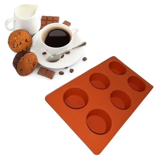 Stampo per muffin in silicone stampini cupcake teglia per la cottura nel forno s