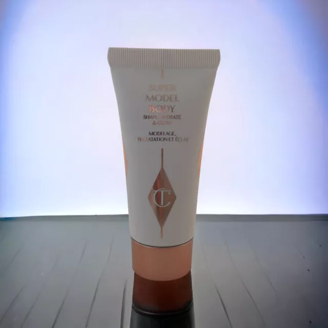 Charlotte Tilbury Super Model Body Slimmer Shimmer Shape Hydrate Glow 15mL -BNIB