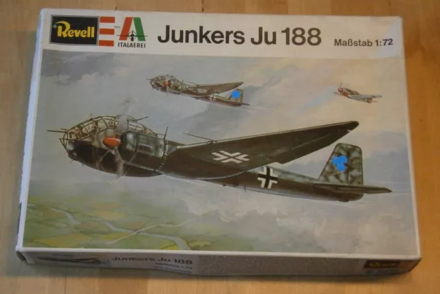 Revell Italaerei 1/72 Junkers Ju 188 in OVP aus den 70er Jahren