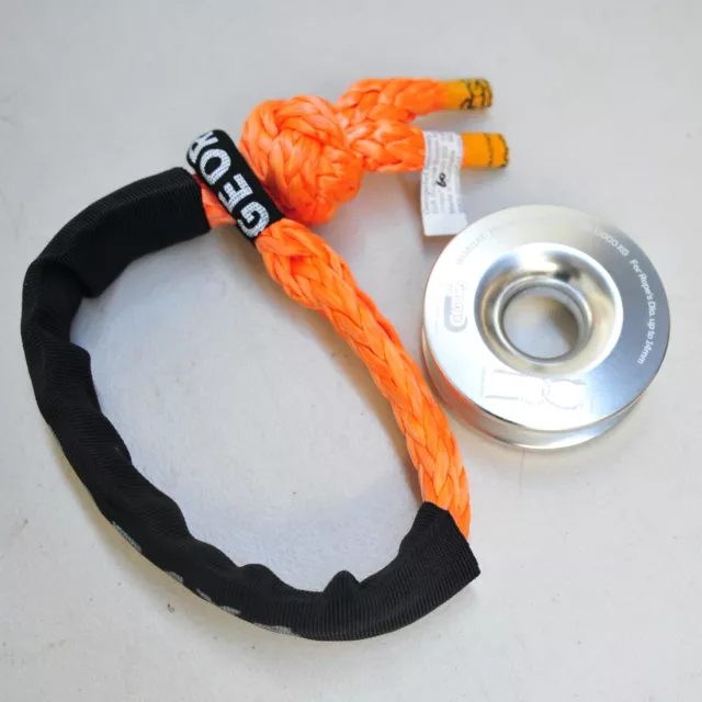 4WD Recovery Kit Snatch Winch Ring 11000kg+ Soft Shackle 15000kg*60cm 4X4 George