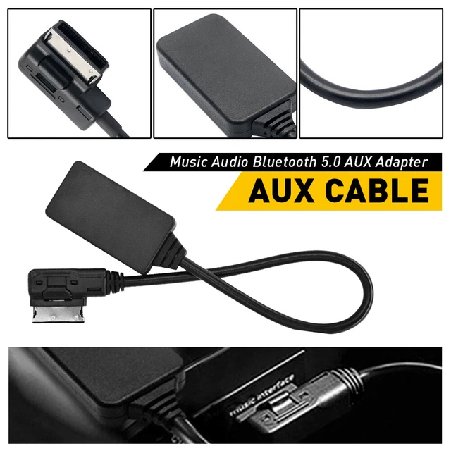 For VW Audi AMI MDI MMI bluetooth Music Interface AUX Audio Cable Adapter NEW