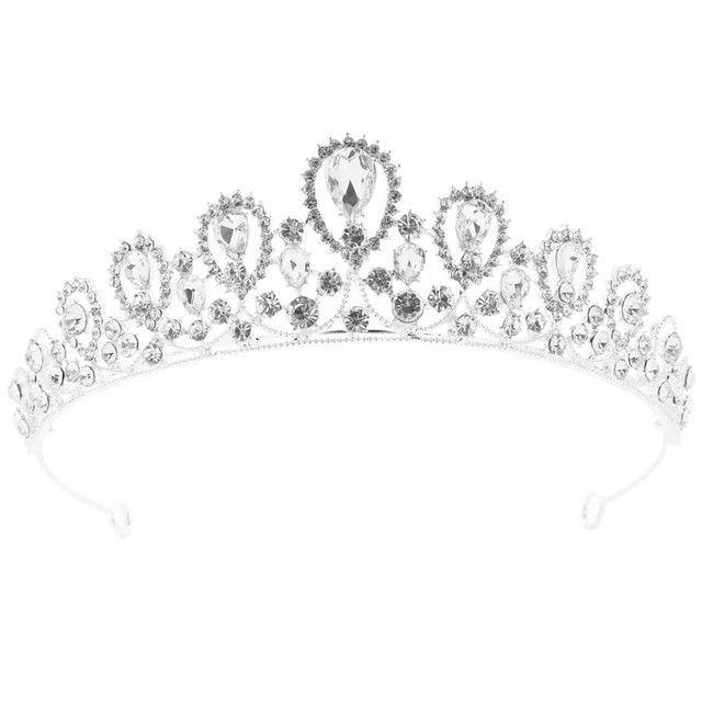 Corona da sposa copricapo, corona decorativa, fascia fronte corona strass,