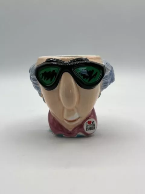 Vtg Maxine 3D Coffee Mug "I Love My Attitude Problem" Hallmark J Wagner Shoebox