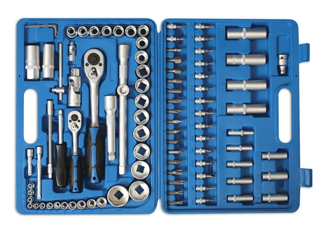 Laser Tools 3671 94 Piece 1/2 Drive & 1/4 Drive Socket Ratchet Tool Set