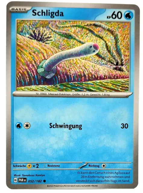 Pokemon Karte: Schligda 052/182 Paradoxrift Deutsch NM