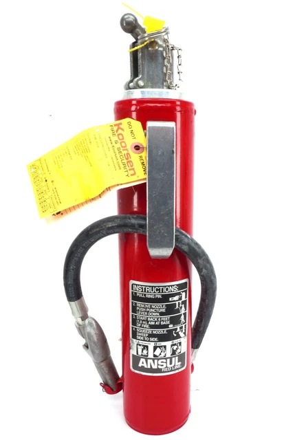 Ansul A-B-C Red Line Portable Fire Extinguisher 5lb Model A-5-1 (Full) Ansul A-B-C Red Line Portable Fire Extinguisher 5lb Model A-5-1 (Full)