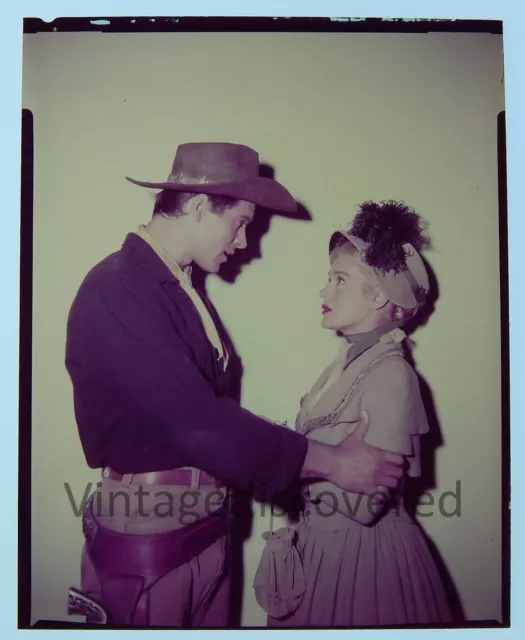 Cheyenne TV Western Original Vintage Color 4 x 5 Transparency Clint Walker.