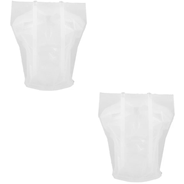 2x portable moule en silicone moule à bougie pour décorer artisanat amis maison