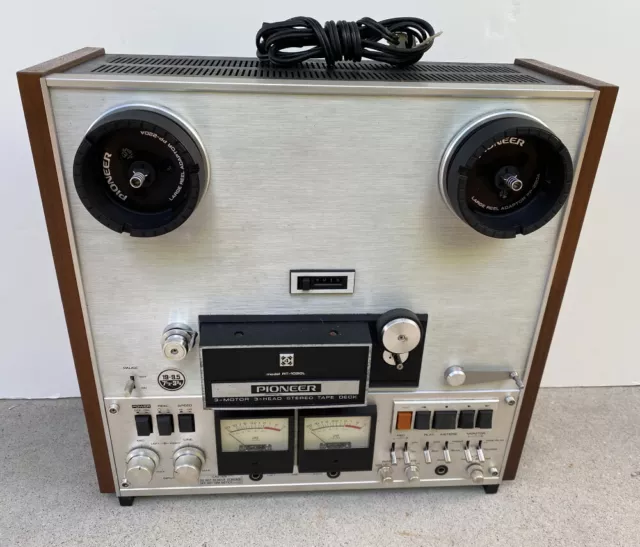 PIONEER RT-1020L STEREO Reel to Reel Tape Recorder W/ Hubs & Cord ~ Working  $449.99 - PicClick