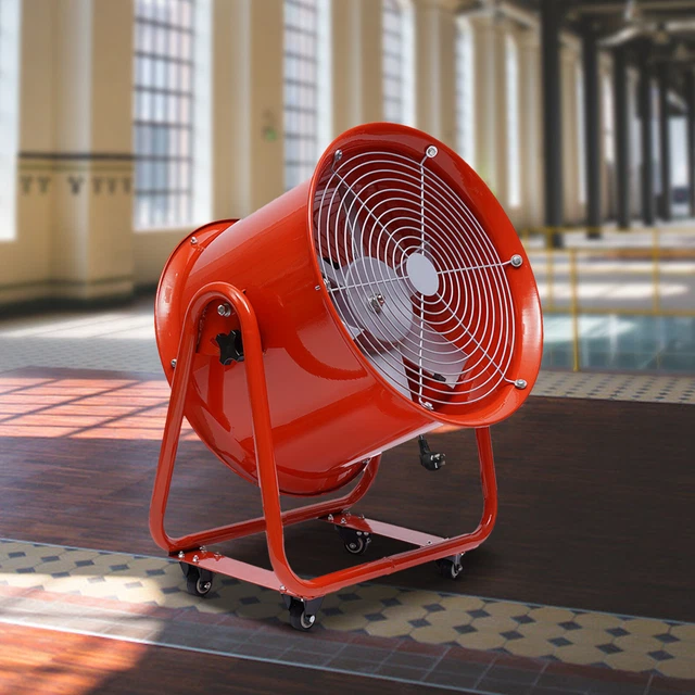 Portable Industrial Ventilator Axial Blower Tunnel Warehouse Extractor Fan 400mm