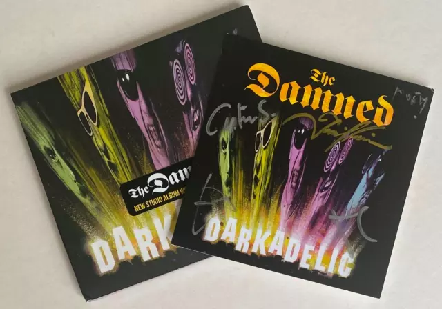 THE DAMNED * DARKADELIC * 12 TRK CD w/ LIMITED SIGNED ART CARD * SOLD OUT! * BN!