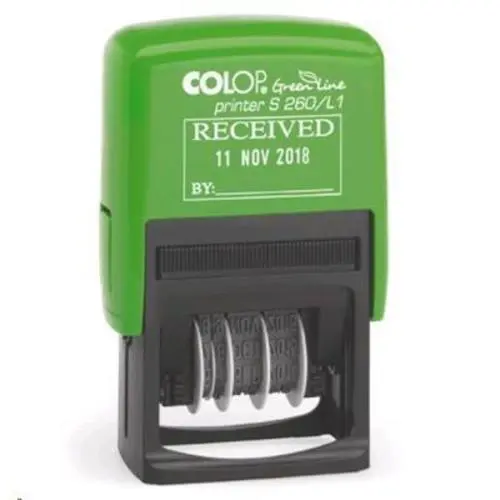 COLOP Greenline Date Stamp S260/L1 Received [105639]