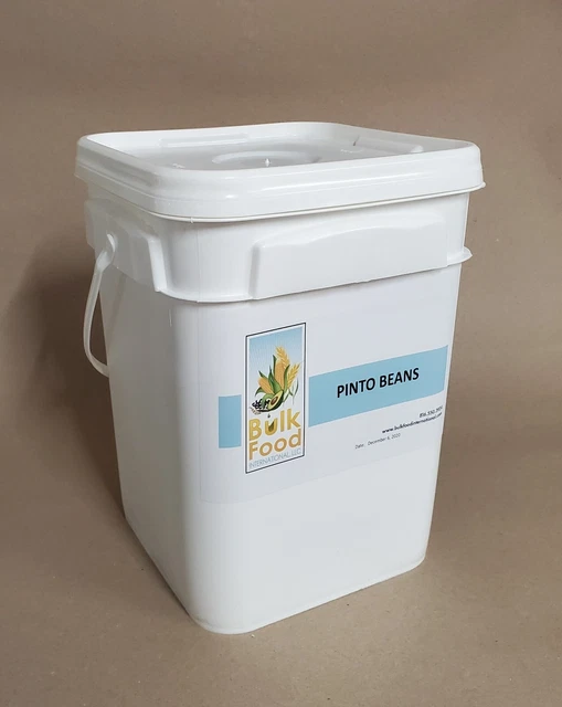 BULK PINTO BEANS4 Gallon BucketLongTerm Storage30 128 Servings 89