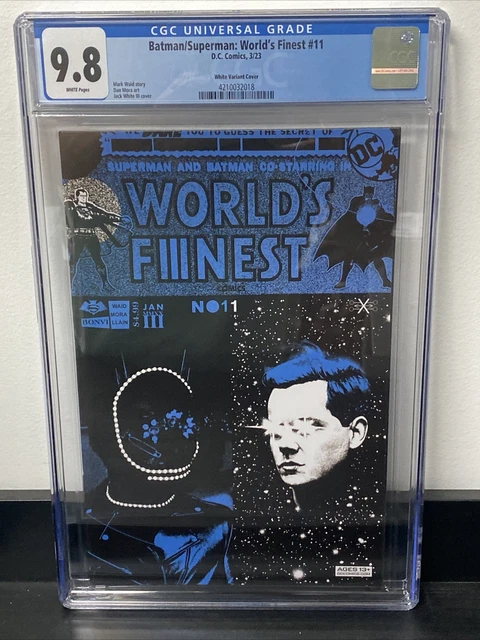 Batman/Superman: World's Finest #11 CGC 9.8 (DC 2023) 1st Print Jack White Cover