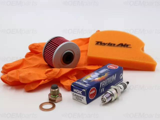 Air / Oil Filter, Iridium Spark Plug, Drain Plug KAWASAKI KLX 110 (2002-2021)