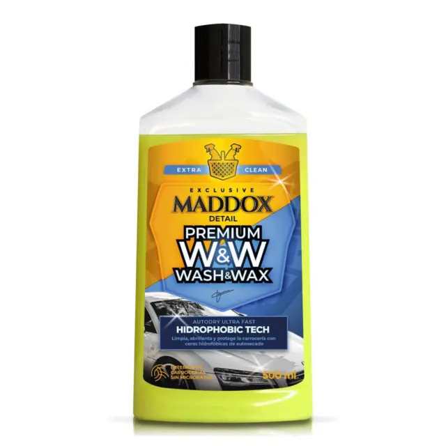 MADDOX DETAIL - PREMIUM WASH & WAX - Champú con ceras hidrofóbicas