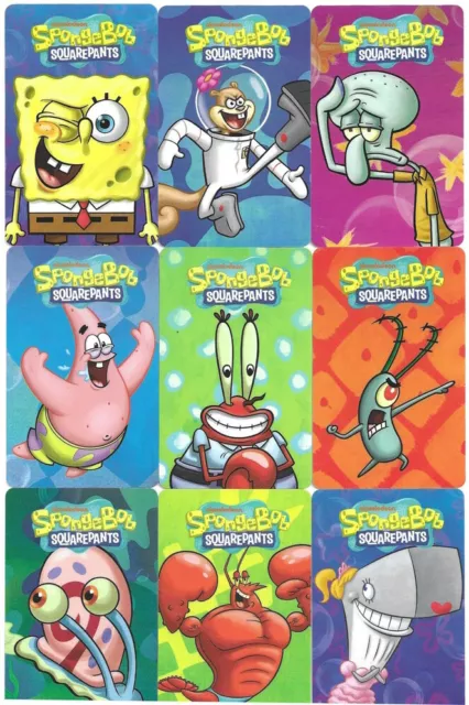 Dave & And Buster's ~ Spongebob Squarepants ~ Coin Pusher Cards ~ Old And New Ed