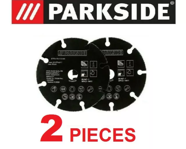 PARKSIDE® 7 DISQUES METAL 76mm pour BOSCH GWS 10,8/12V-76 et PWSA
