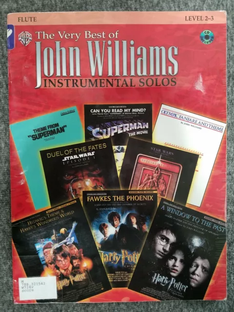 Livre de flûte solo instrumental The Very Best of John Williams avec CD 2004 A2