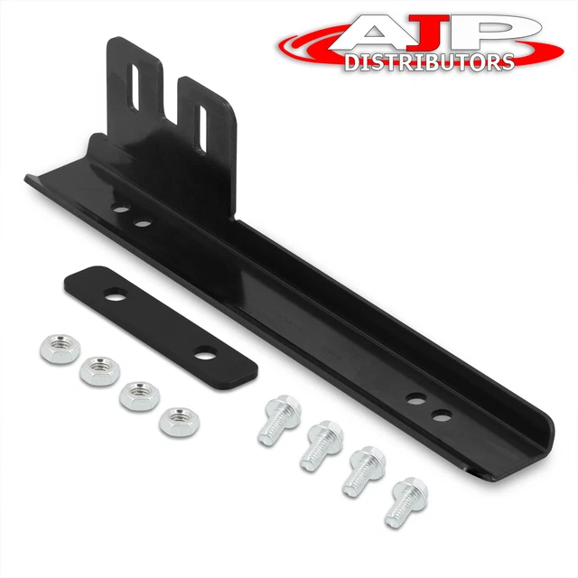 JDM License Plate Holder Bracket Relocator Relocation Adapter Black For Honda