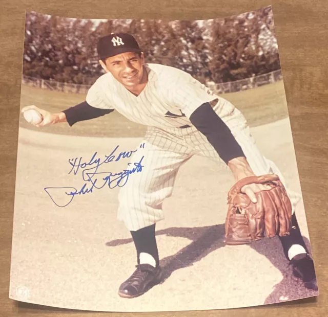 Phil Rizzuto Signed Autograph 8 x 10 Photo New York Yankees “Holy Cow” authentic